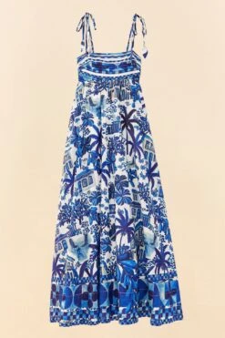 Farm Rio Sweet Rio Tie Strap Maxi Dress -Farm Rio Store 306061 06