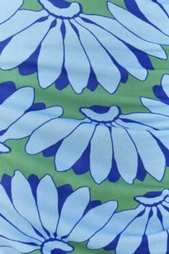 Farm Rio Green Copacabana Asymmetrical Midi Dress -Farm Rio Store 306071 04