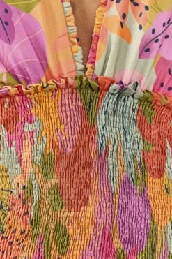 Farm Rio Sweet Forest Long Sleeve Mini Dress -Farm Rio Store 306085 04