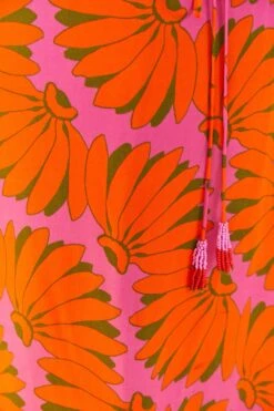 Farm Rio Pink CopacabanaLenzing™ Ecovero™ Viscose Cut Out Midi Dress 12 Farm Rio Pink CopacabanaLenzing™ Ecovero™ Viscose Cut Out Midi Dress -Farm Rio Store 306086 05