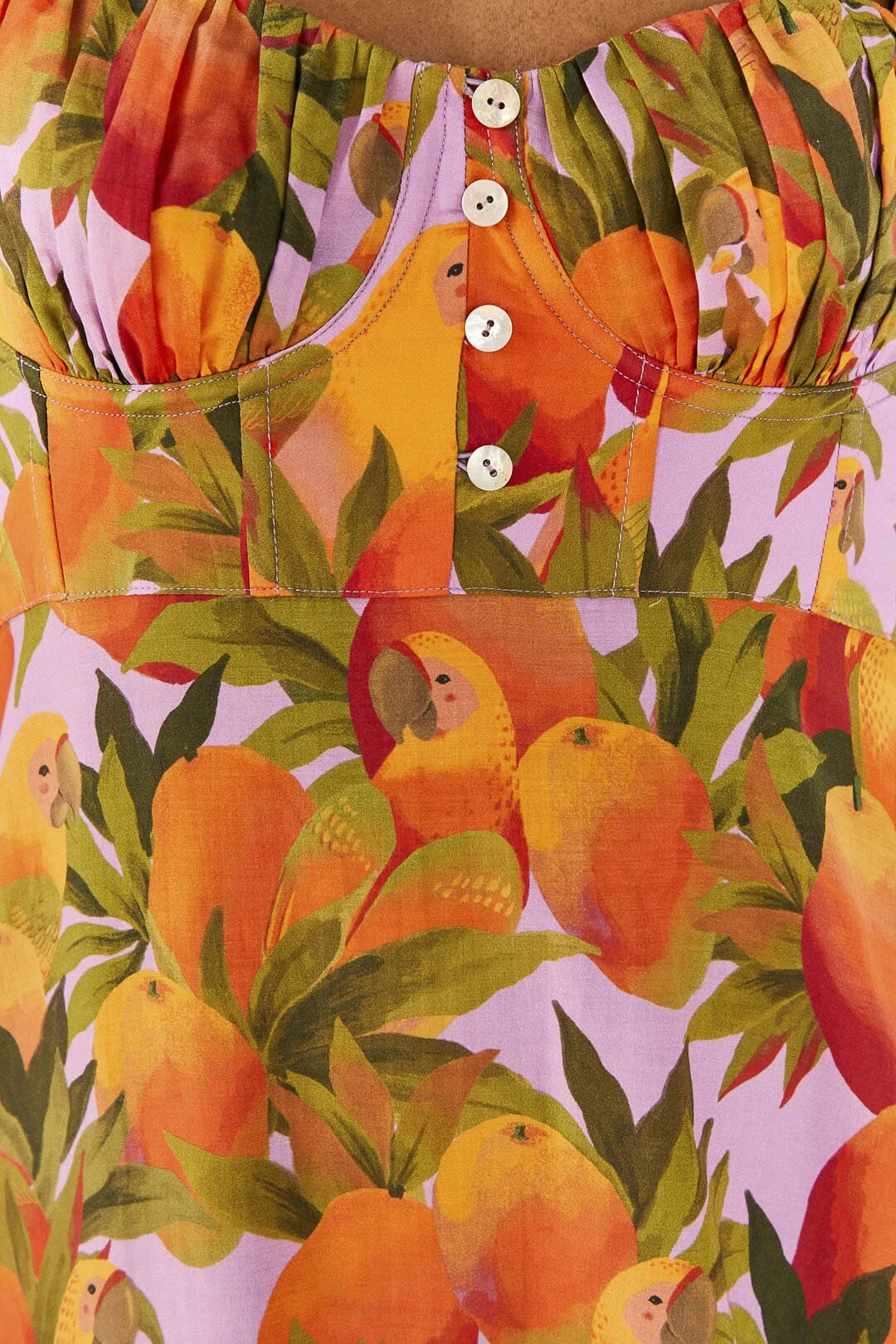 Lilac Mango Macaws Maxi Dress 7 Lilac Mango Macaws Maxi Dress - Image 5