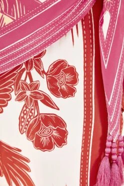 Farm Rio Tropical Dream Lenzing™ Ecovero™ ViscoseMidi Skirt -Farm Rio Store 306099 04