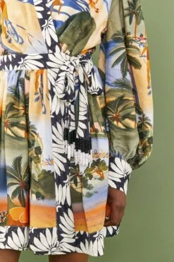 Farm Rio CariocaLenzing™ Ecovero™ Viscose Mini Dress 10 Farm Rio CariocaLenzing™ Ecovero™ Viscose Mini Dress -Farm Rio Store 306164 03