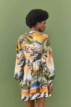 Farm Rio CariocaLenzing™ Ecovero™ Viscose Mini Dress 11 Farm Rio CariocaLenzing™ Ecovero™ Viscose Mini Dress -Farm Rio Store 306164 04