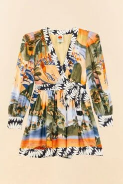 Farm Rio CariocaLenzing™ Ecovero™ Viscose Mini Dress 13 Farm Rio CariocaLenzing™ Ecovero™ Viscose Mini Dress -Farm Rio Store 306164 07