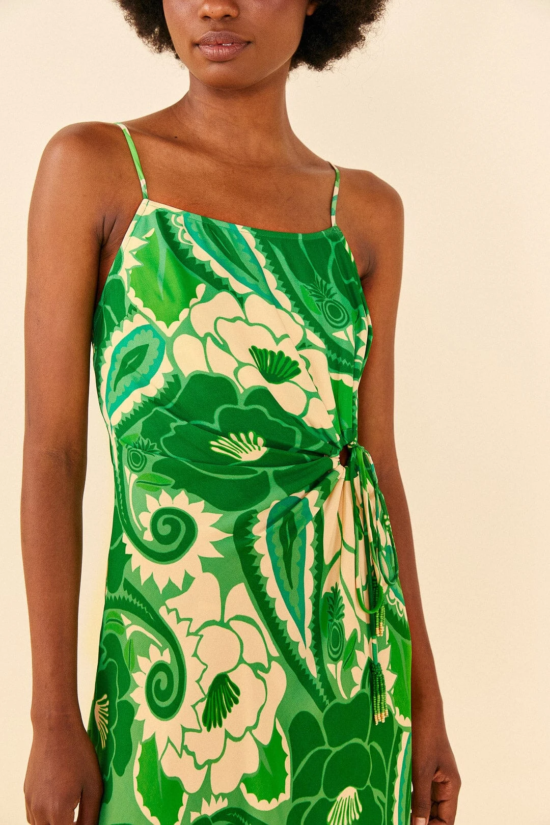 Farm Rio Tropical Groove Circle Cut Out Midi Dress 4 Farm Rio Tropical Groove Circle Cut Out Midi Dress - Image 2