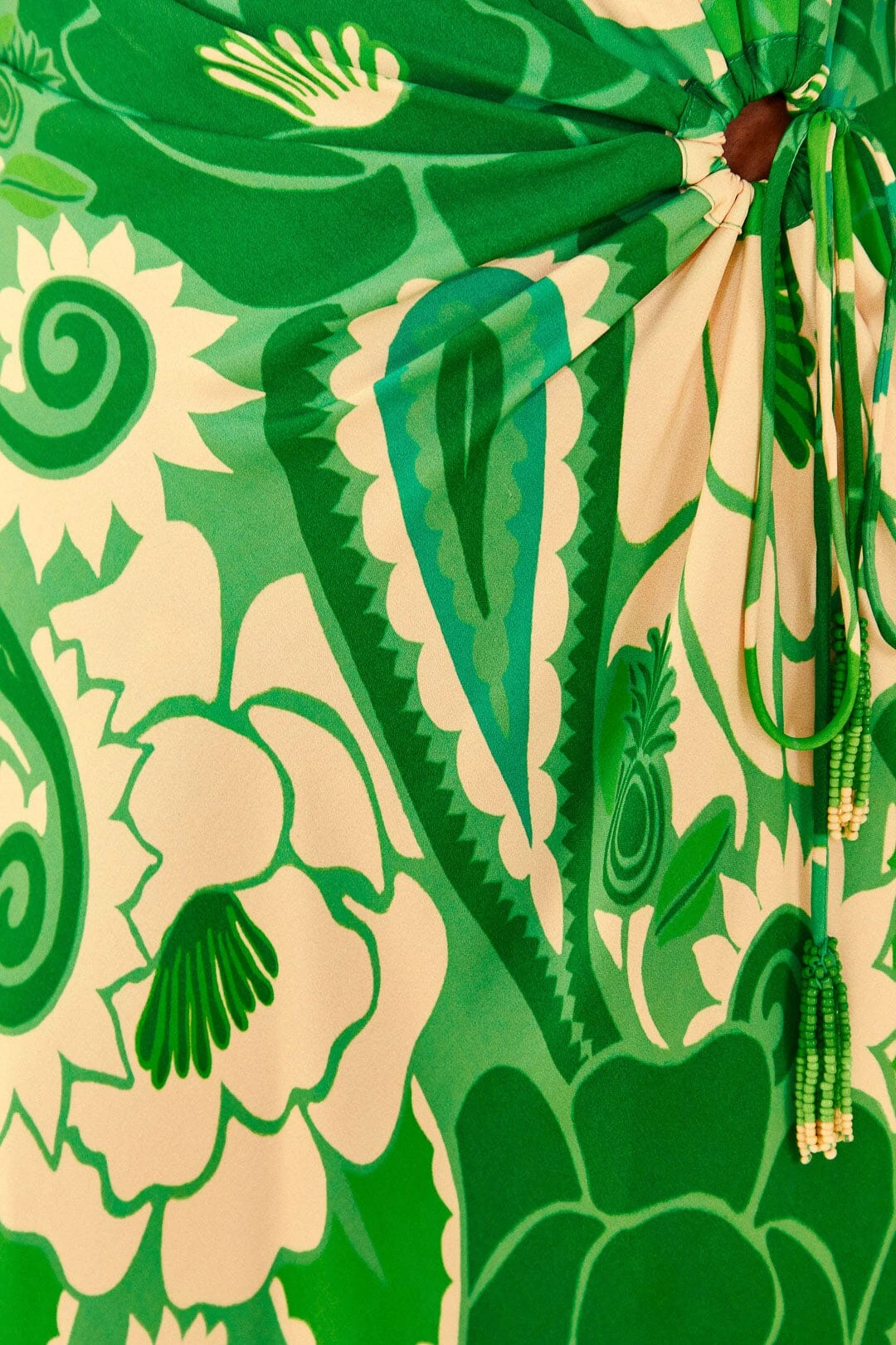 Farm Rio Tropical Groove Circle Cut Out Midi Dress 6 Farm Rio Tropical Groove Circle Cut Out Midi Dress - Image 4