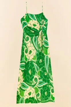 Farm Rio Tropical Groove Circle Cut Out Midi Dress 11 Farm Rio Tropical Groove Circle Cut Out Midi Dress -Farm Rio Store 306167 06