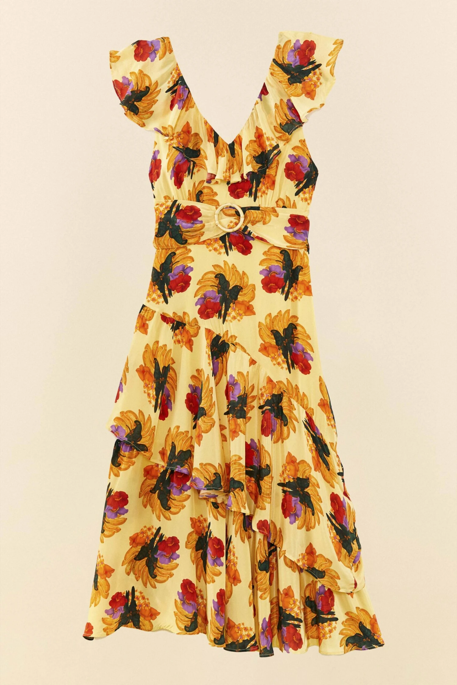 Farm Rio Banana Nest Midi Dress 7 Farm Rio Banana Nest Midi Dress - Image 5