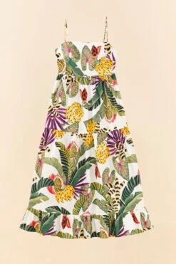 Farm Rio Striped Forest Maxi Dress -Farm Rio Store 306204 05