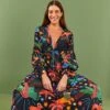 Farm Rio Zodiac Maxi Dress 2 Farm Rio Zodiac Maxi Dress -Farm Rio Store 306214 01