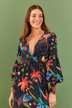 Farm Rio Zodiac Maxi Dress -Farm Rio Store 306214 03 1