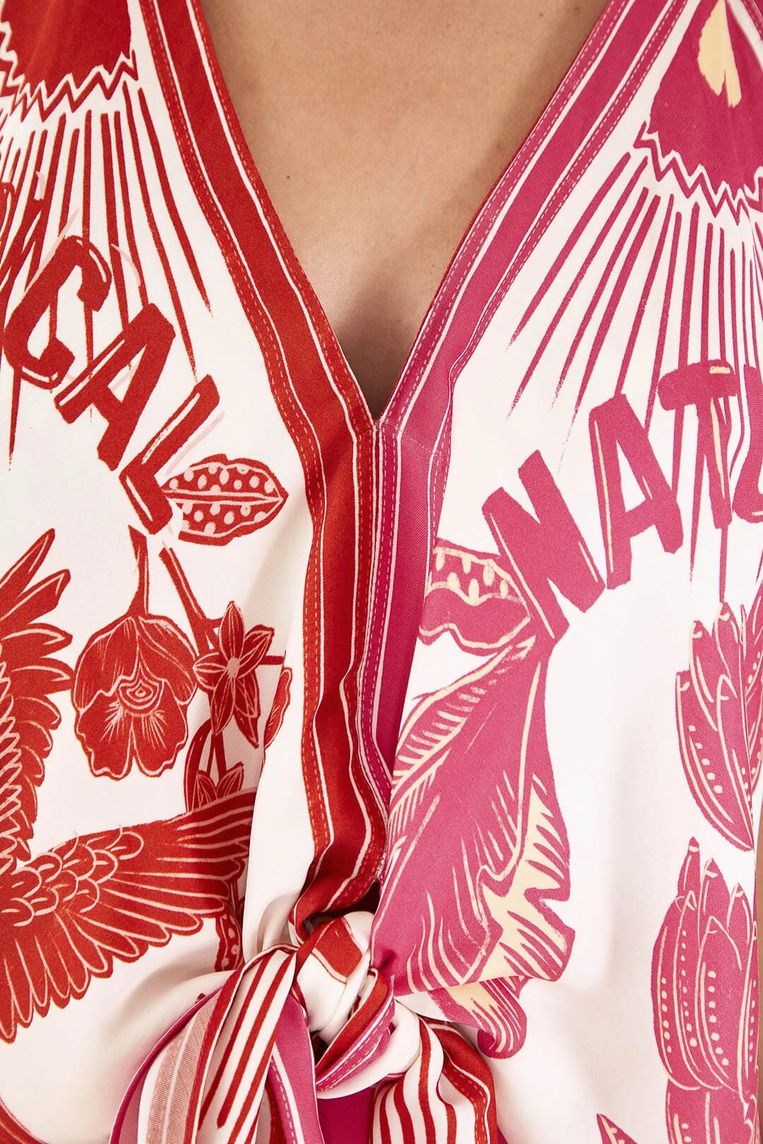 Farm Rio Tropical Dream Lenzing™ Ecovero™ Viscose Halter Blouse 5 Farm Rio Tropical Dream Lenzing™ Ecovero™ Viscose Halter Blouse - Image 3