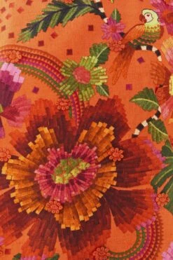 Farm Rio Orange Blooming Garden Blouse -Farm Rio Store 306226 05