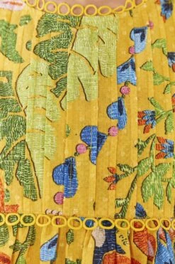 Farm Rio Yellow Summer Garden Blouse -Farm Rio Store 306228 05