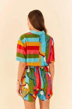 Farm Rio Wonderful Toucans Unisex Shorts 13 Farm Rio Wonderful Toucans Unisex Shorts -Farm Rio Store 306244 03