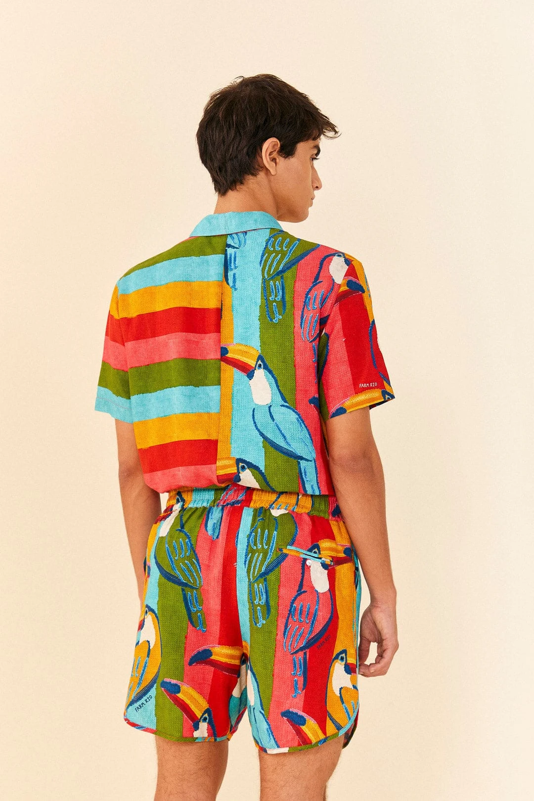 Farm Rio Wonderful Toucans Unisex Shorts 9 Farm Rio Wonderful Toucans Unisex Shorts - Image 7