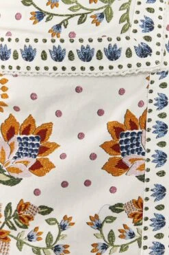 Farm Rio White Summer Garden Mini Skirt 10 Farm Rio White Summer Garden Mini Skirt -Farm Rio Store 306268 04