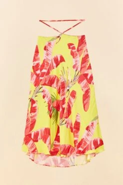 Farm Rio Lime Sweet Jungle Lenzing™ Ecovero™ Viscose Skirt -Farm Rio Store 306304 06