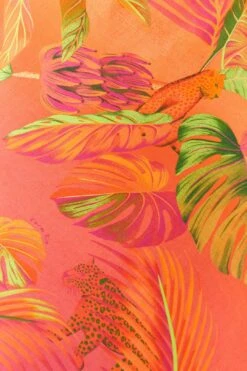 Orange Ombre Forest Lenzing™ Ecovero™ Viscose Midi Dress 11 Orange Ombre Forest Lenzing™ Ecovero™ Viscose Midi Dress -Farm Rio Store 306325 05