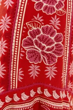 Farm Rio Red Summer Sunrise Maxi Dress -Farm Rio Store 306331 05