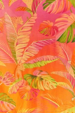 Farm Rio Orange Ombre Forest Maxi Dress 10 Farm Rio Orange Ombre Forest Maxi Dress -Farm Rio Store 306376 05