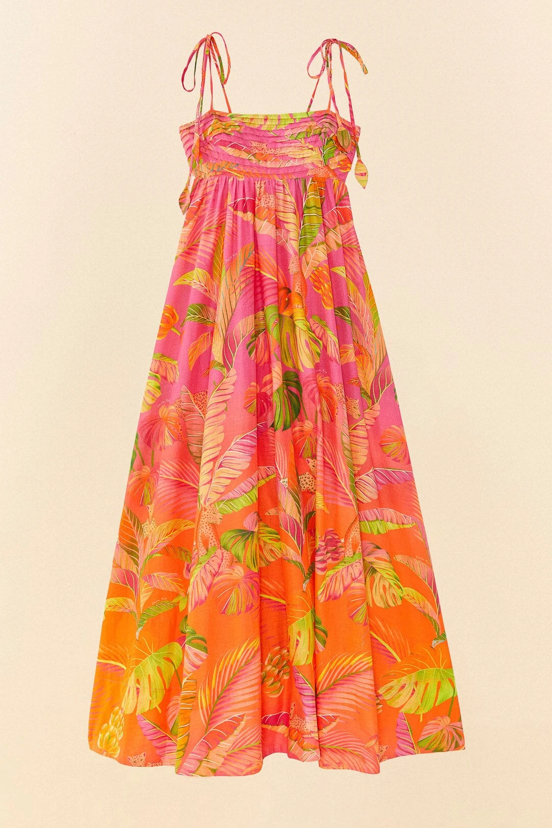 Farm Rio Orange Ombre Forest Maxi Dress 7 Farm Rio Orange Ombre Forest Maxi Dress - Image 5