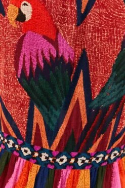Macaw Show Maxi Dress 10 Macaw Show Maxi Dress -Farm Rio Store 306389 05