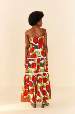 Farm Rio Tomato Midi Dress 11 Farm Rio Tomato Midi Dress -Farm Rio Store 306390 04