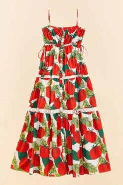 Farm Rio Tomato Midi Dress 13 Farm Rio Tomato Midi Dress -Farm Rio Store 306390 06