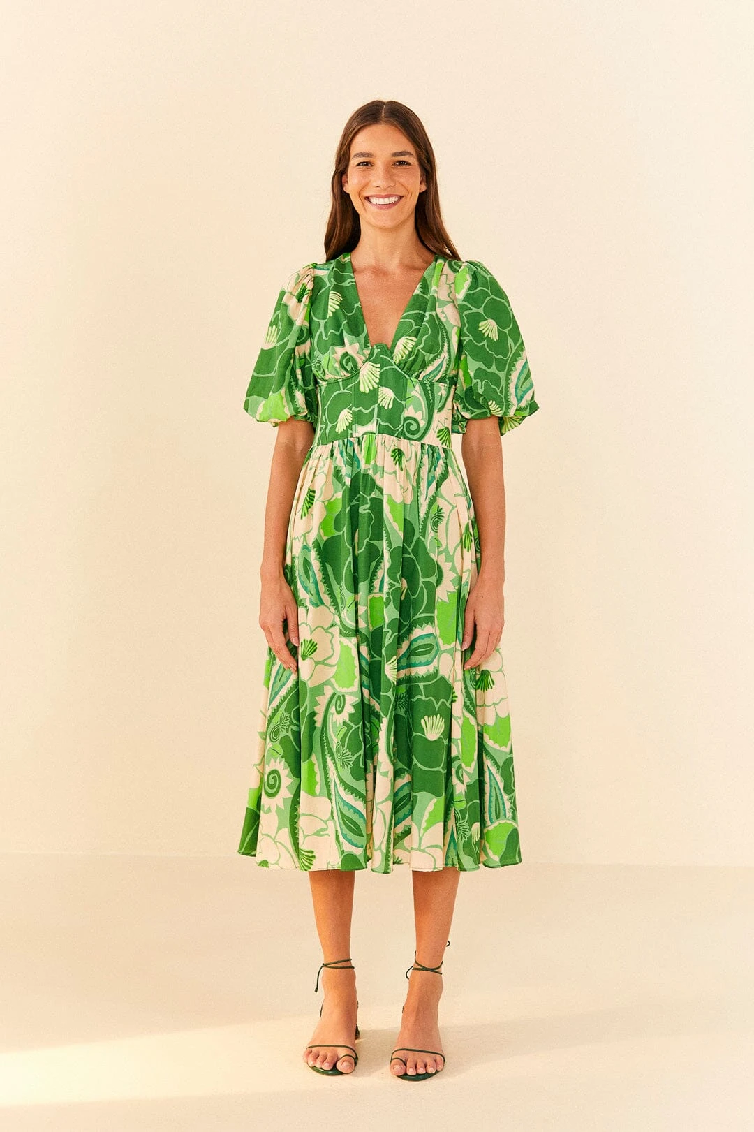 Farm Rio Tropical Groove Midi Dress 4 Farm Rio Tropical Groove Midi Dress - Image 2