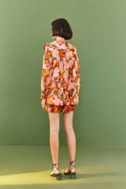 Farm Rio Pink Mango Trees Blouse 11 Farm Rio Pink Mango Trees Blouse -Farm Rio Store 306655 04