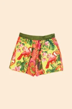 Farm Rio Orange Blooming GardenSweatshorts -Farm Rio Store 306673 06