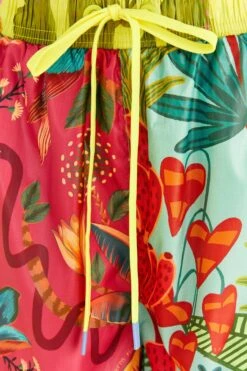 Farm Rio Mixed Prints Nylon Shorts -Farm Rio Store 306686 05