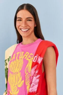 Farm Rio Mixed Prints Organic Cotton Mini Dress -Farm Rio Store 306714 03