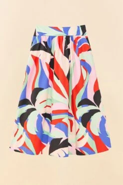Farm Rio Colorful Monstera Midi Skirt 13 Farm Rio Colorful Monstera Midi Skirt -Farm Rio Store 306895 06