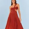 Farm Rio Brown Maxi Dress -Farm Rio Store 306899 01