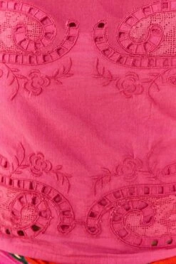 Farm Rio Pink Lace Blouse -Farm Rio Store 306900 041