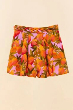 Farm Rio Lilac Mango Macaws Shorts 11 Farm Rio Lilac Mango Macaws Shorts -Farm Rio Store 306909 06