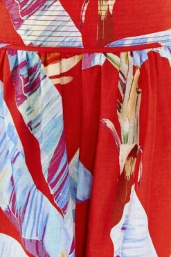 Farm Rio Red Sweet Jungle Organic Cotton Shorts 7 Farm Rio Red Sweet Jungle Organic Cotton Shorts -Farm Rio Store 306991 06