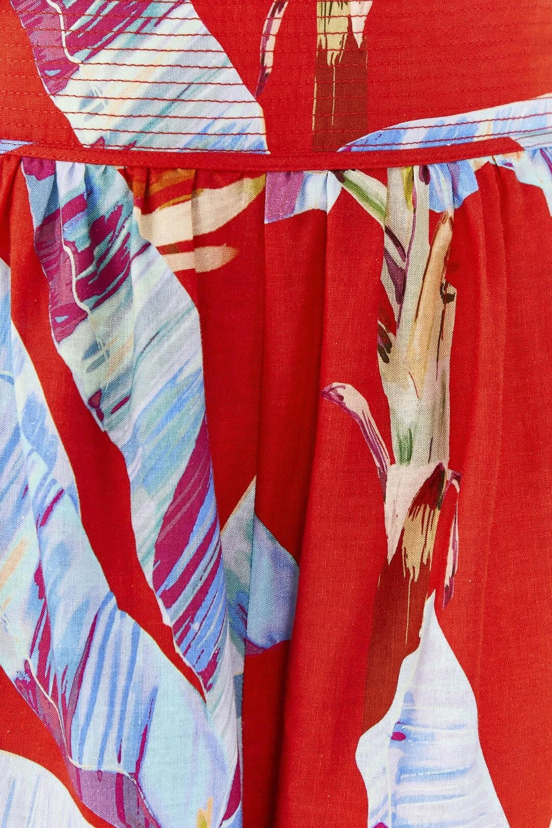 Farm Rio Red Sweet Jungle Organic Cotton Shorts 4 Farm Rio Red Sweet Jungle Organic Cotton Shorts - Image 3