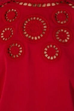 Farm Rio Red Romantic Blouse -Farm Rio Store 308188 04