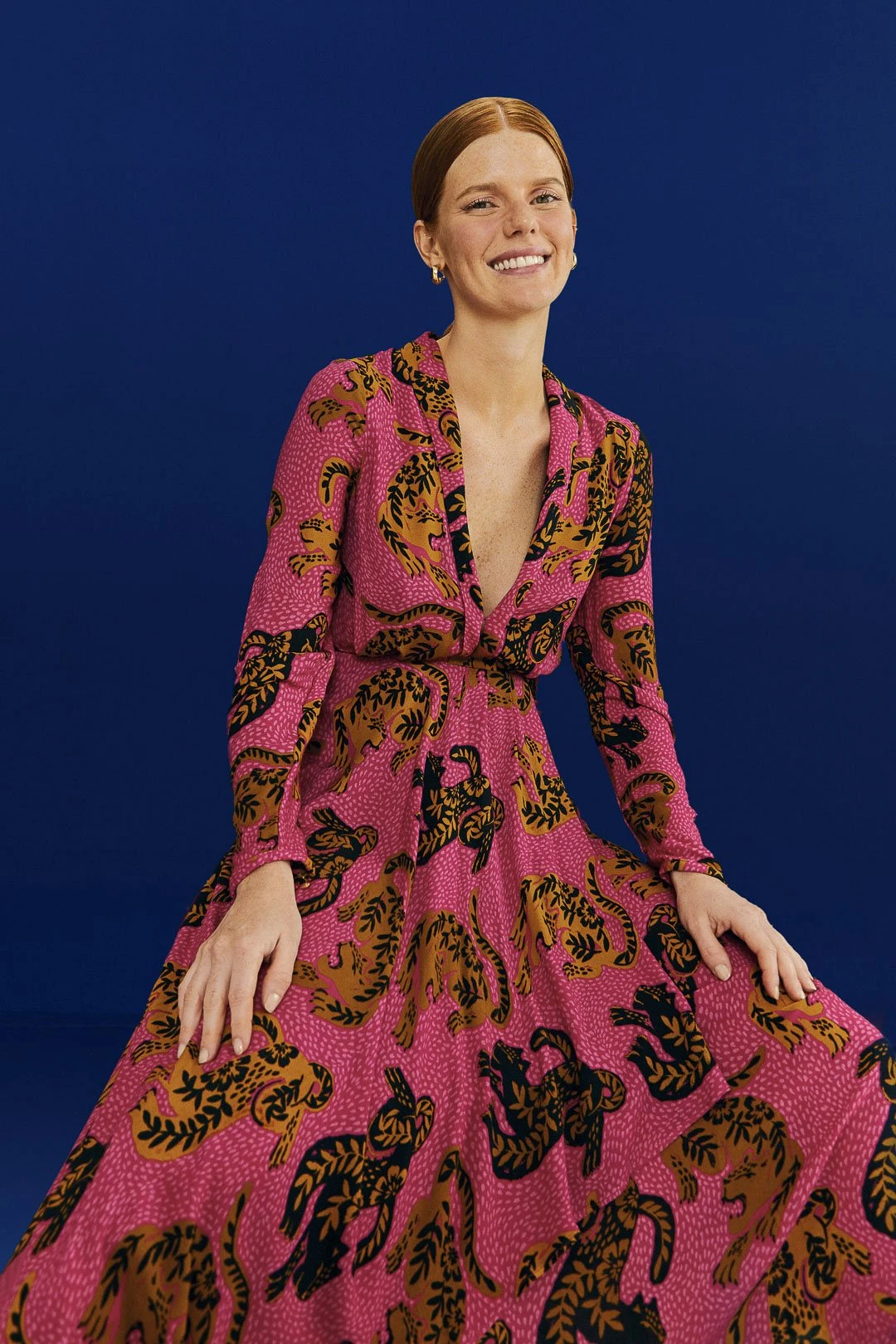 Farm Rio Pink Wild Leopards Maxi Dress 3 Farm Rio Pink Wild Leopards Maxi Dress