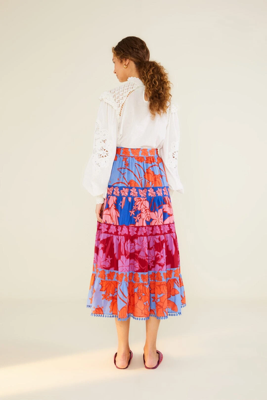 Farm Rio Mixed Living Nature Skirt 5 Farm Rio Mixed Living Nature Skirt - Image 3