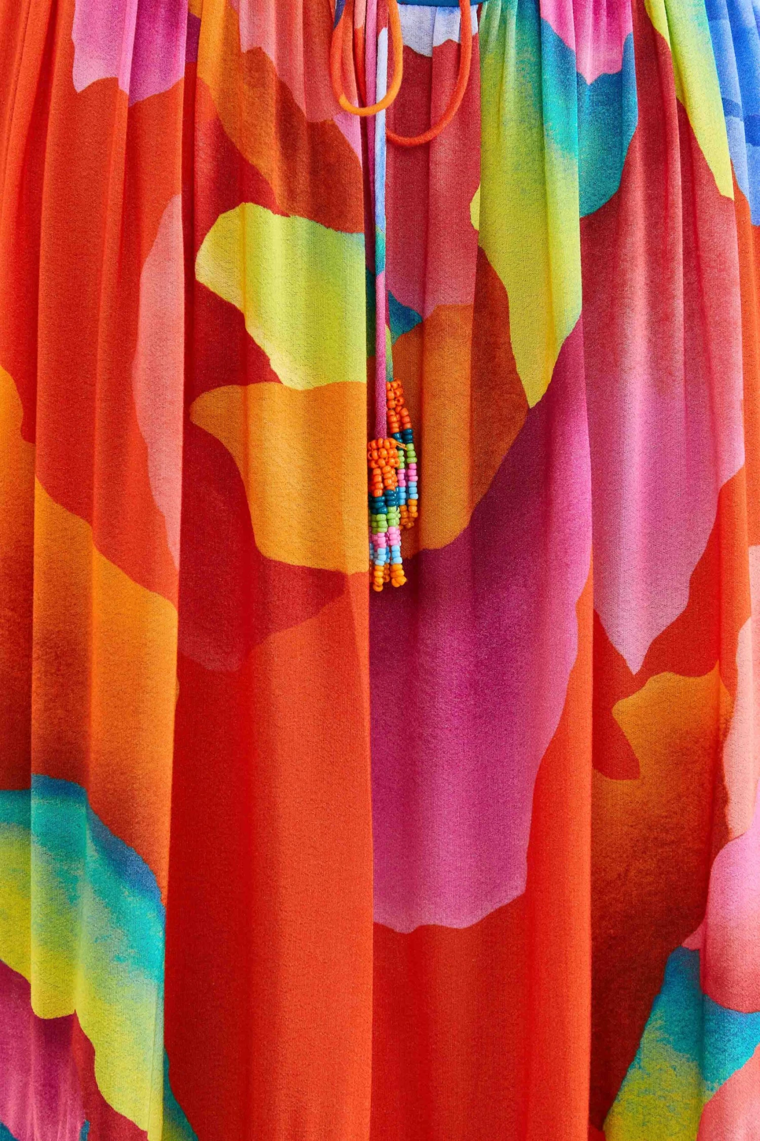 Farm Rio Red Ombre Chita Maxi Dress 6 Farm Rio Red Ombre Chita Maxi Dress - Image 4