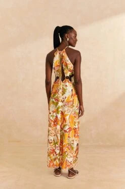 Farm Rio Sand Leopard Forest Maxi Dress 11 Farm Rio Sand Leopard Forest Maxi Dress -Farm Rio Store 309151 04