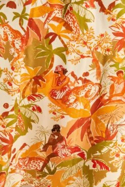 Farm Rio Sand Leopard Forest Maxi Dress 12 Farm Rio Sand Leopard Forest Maxi Dress -Farm Rio Store 309151 05