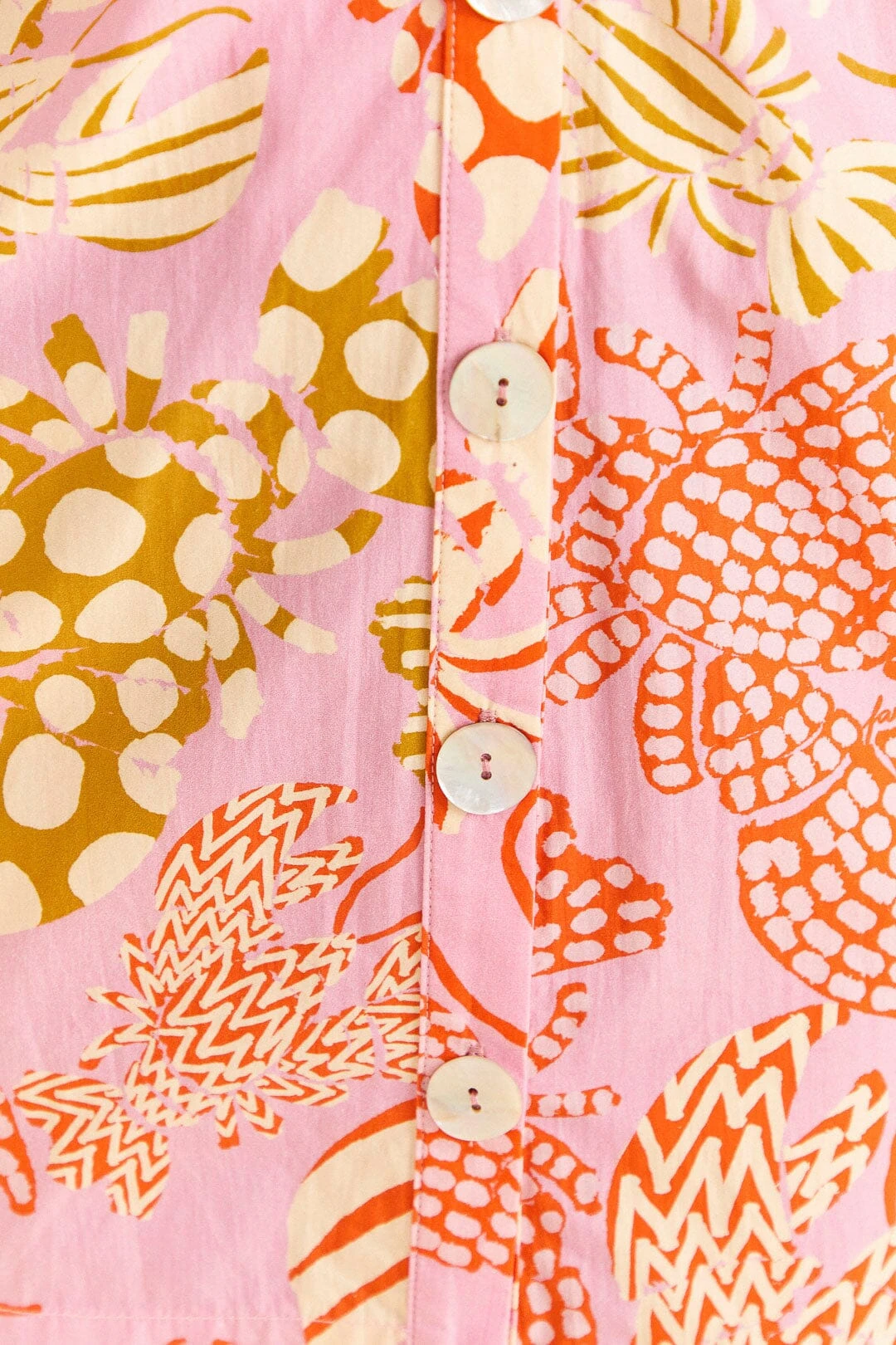 Farm Rio Pink Mixed Lobsters Organic Cotton Mini Dress 7 Farm Rio Pink Mixed Lobsters Organic Cotton Mini Dress - Image 5