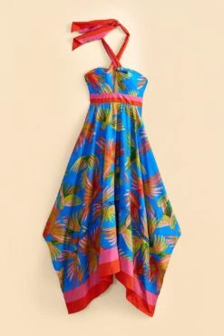 Farm Rio Blue Painted Birds Maxi Dress -Farm Rio Store 309153 05 efddd033 04a6 4f72 bffe 73a8ec50d51f