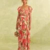 Farm Rio Pink Blooming Floral Maxi Dress 1 Farm Rio Pink Blooming Floral Maxi Dress -Farm Rio Store 309161 01